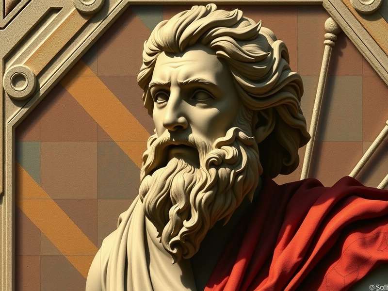 Ancient bust of the philosopher Plato