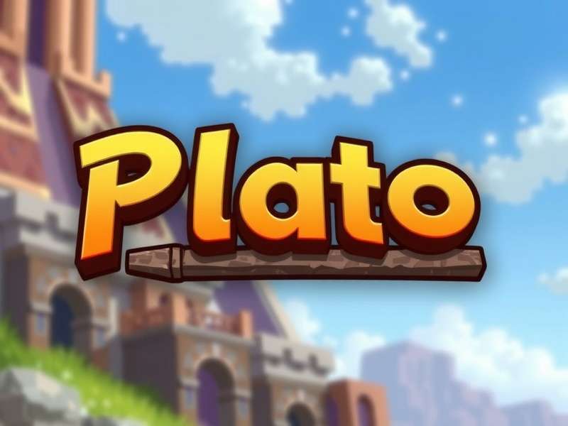Evolution of the Plato Game logo from 2010 to present day