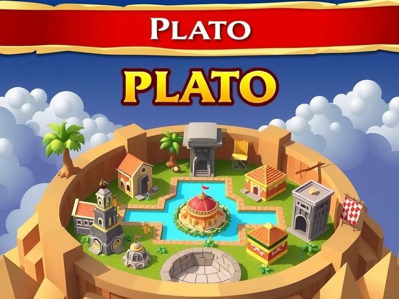 Plato Game strategic map showing territory control and resource nodes