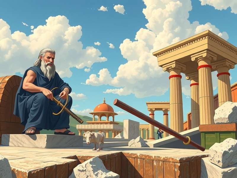 Artistic depiction of Plato and Socrates in dialogue