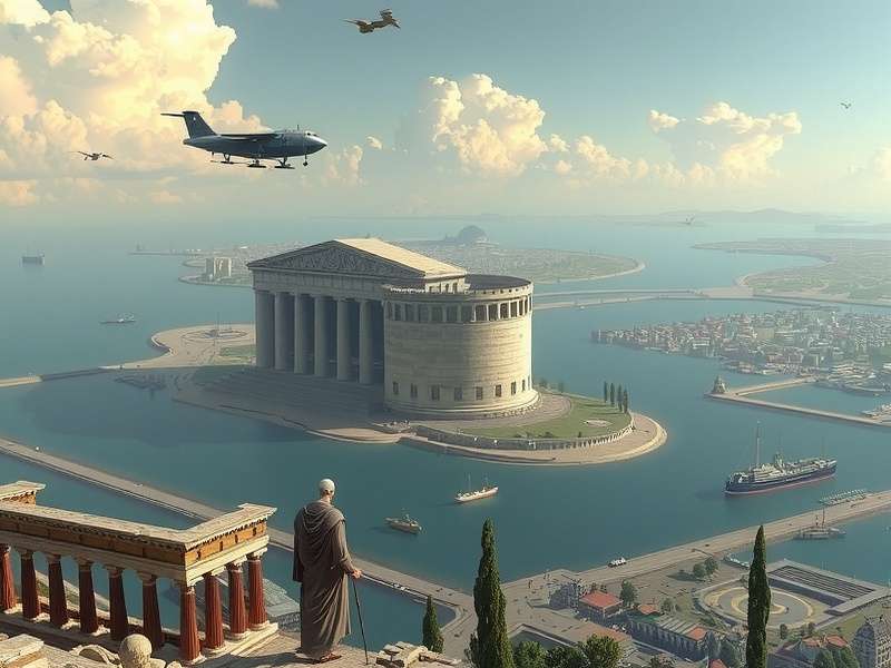 Gameplay screenshot of Plato The Republic showing a strategic interface