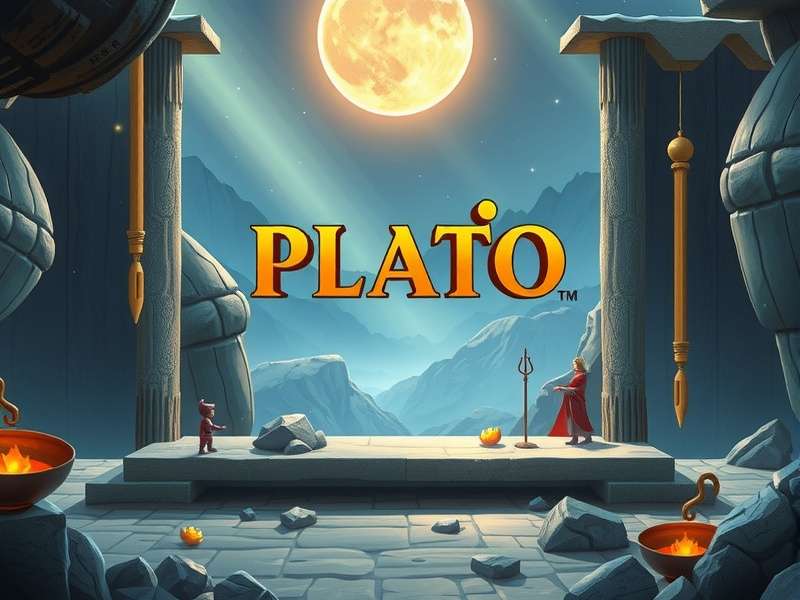 Plato game screenshot showing strategic gameplay