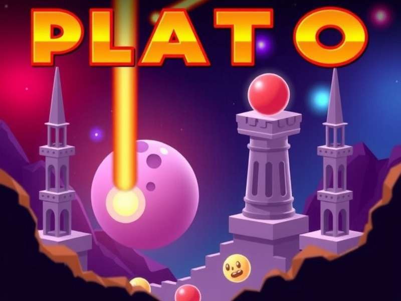 A vibrant collage of Plato game interfaces showing multiplayer interactions