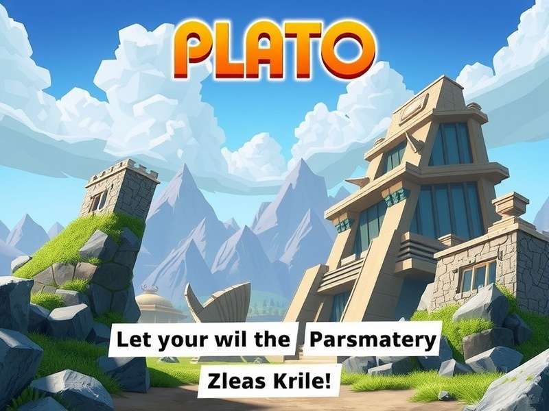 Plato Game interface on a PC and mobile screen