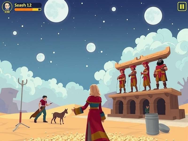 A smartphone displaying a competitive multiplayer game interface, showcasing intense gameplay