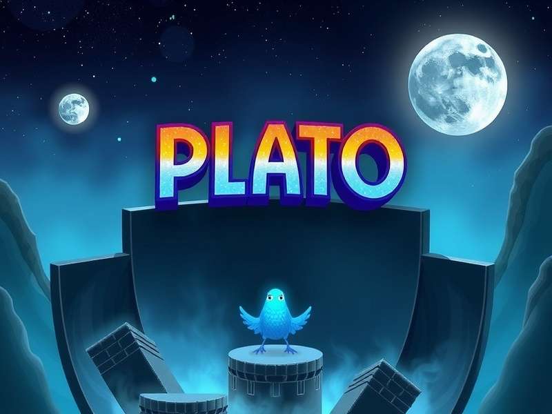 Sleek modern interface of the Plato PC gaming client showcasing game library and social features