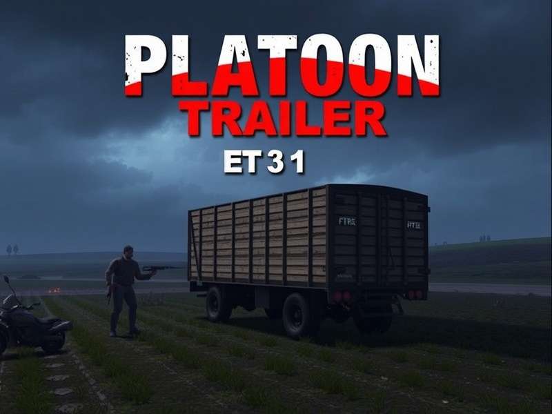 Cinematic still from the Platoon Trailer showcasing intense strategic gameplay