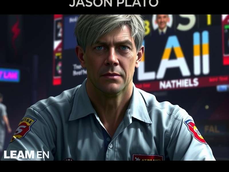 Jason Plato's iconic racing helmet and gloves next to a gaming setup