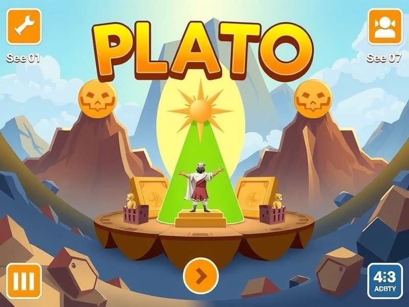 Plato Game dashboard showing multiplayer lobby and active games