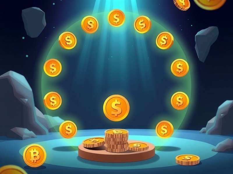 Plato Game Coins – virtual currency and economy illustration