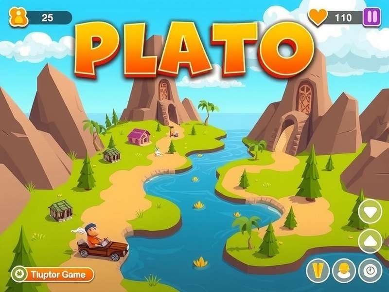Plato Game running on Windows 10 desktop with vibrant interface